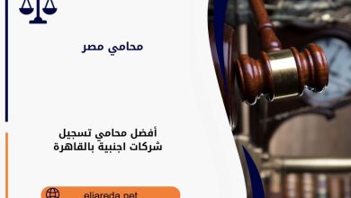 أفضل محامي تسجيل شركات اجنبية بالقاهرة