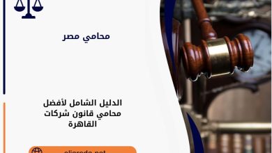 محامي قانون شركات القاهرة