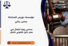محامي رؤية أطفال في مصر