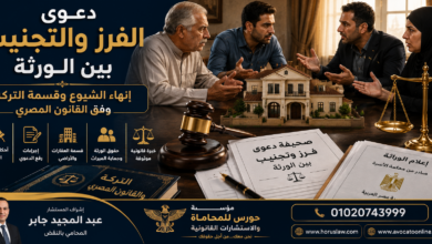 دعوى الفرز والتجنيب بين الورثة: الطريق القانوني لإنهاء الشيوع واستلام نصيبك الشرعي من التركة