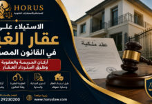 الاستيلاء على عقار الغير في القانون المصري | أركان الجريمة والعقوبة وطرق استرداد العقار
